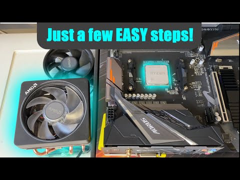 Fit the CPU, CPU Cooler, and RAM to the Motherboard - Assemble a ...