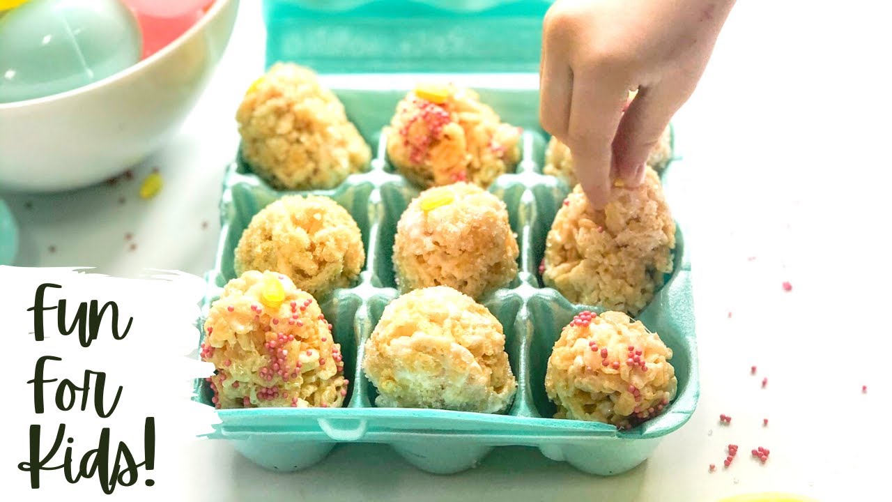 Rice Krispy Treat Easter Eggs