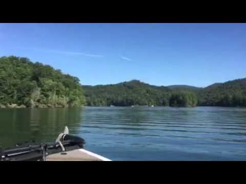 Boat Ride on Nantahala Lake, NC