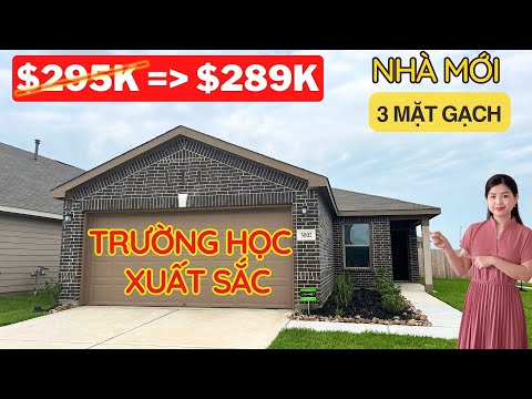 T8 - Nhà mới 3 MẶT GẠCH giảm con $289,000 🤩 ở Richmond!