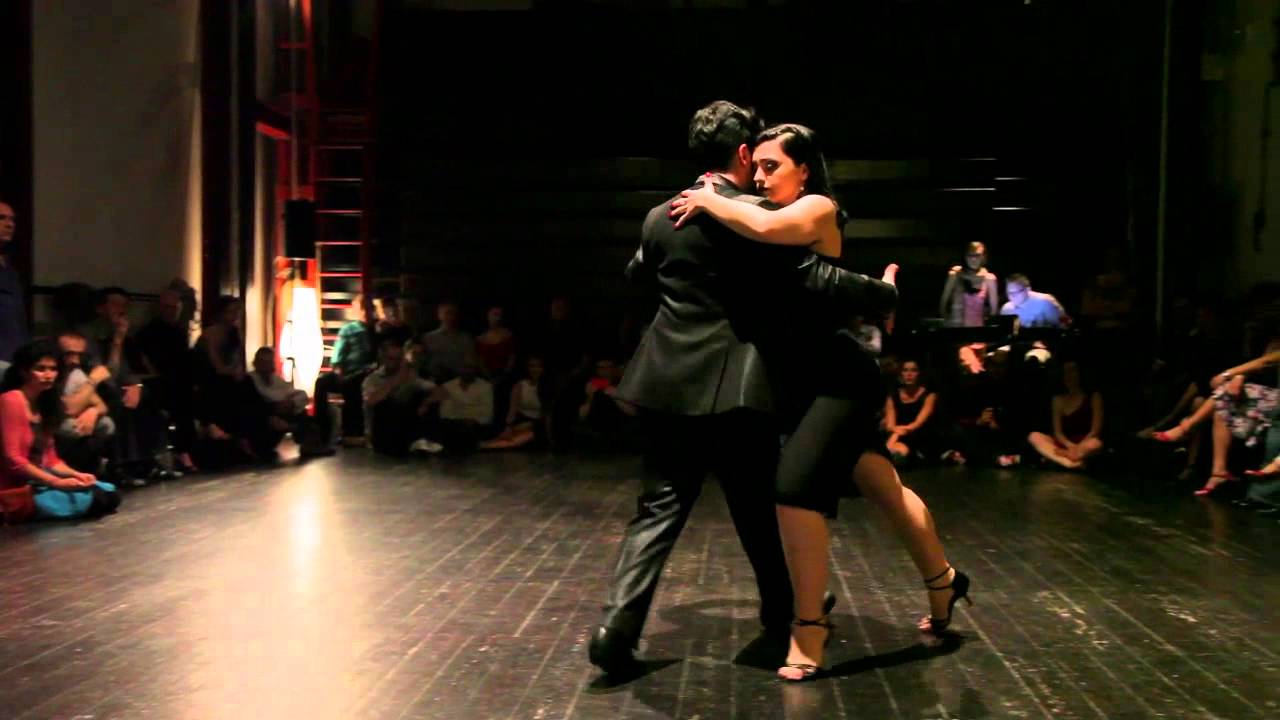 Ariadna Naveira e Fernando Sanchez alla Milonga Sì di Bologna -1 - 28/4/2015