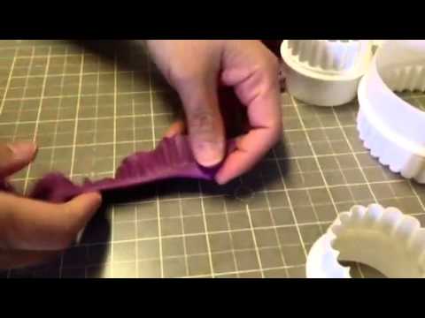 How to do fondant ruffles