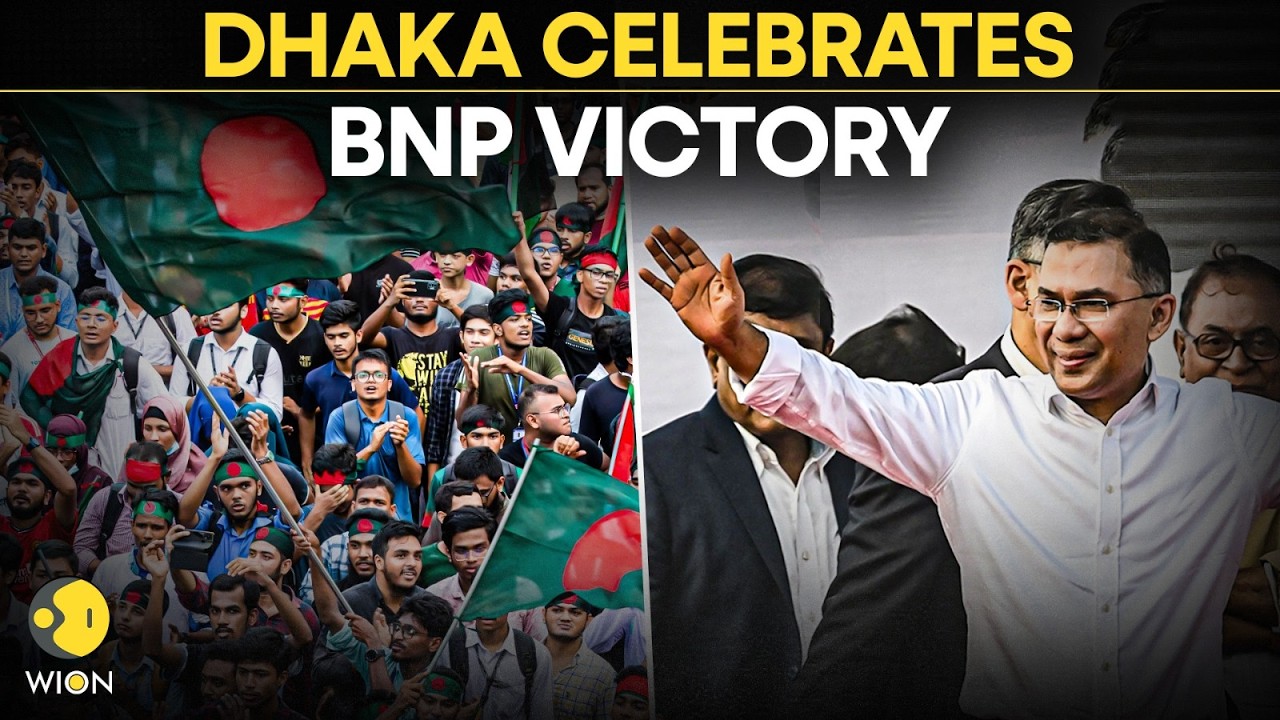 Bangladesh Election 2026 LIVE: BNP Sweeps 13th Parliamentary Election, Dhaka Celebrates | WION