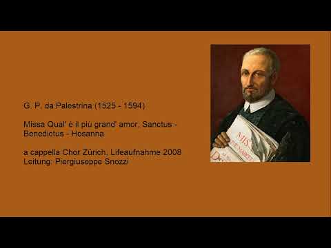 13 Palestrina GP, Missa Qual é o maior amor, Sanctus Benedictus Hosanna