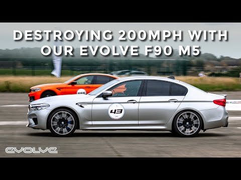 DESTROYING 200mph in the Evolve F90 M5 at VMAX200