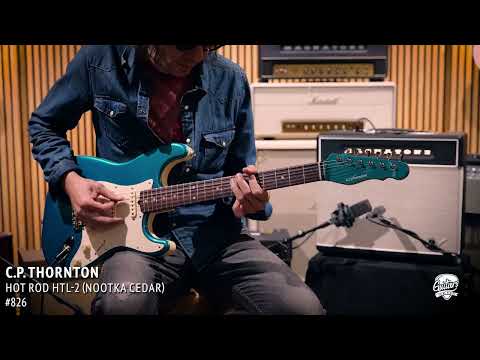 CP Thornton Hot Rod Series HTL-2 Nootka Cedar – Teal Green w/ Cream Sides image 11