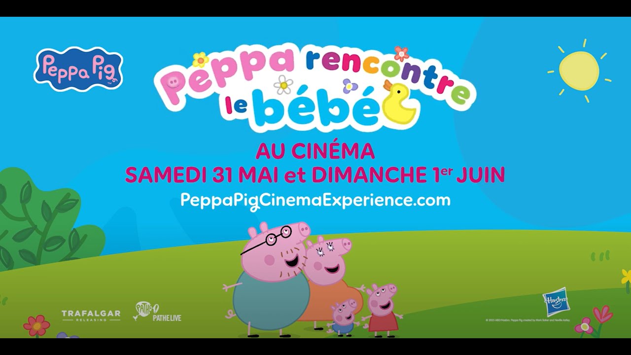Miniature de la vidéo PEPPA PIG RENCONTRE LE BÉBÉ AU CINÉMA | Bande-annonce du film Peppa rencontre le bébé au cinéma