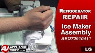 LG Refrigerator - No Ice Production - Ice Maker Assembly Repair and Diagnostic