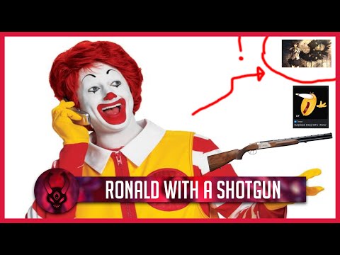 Ronald with A shotgun showcase