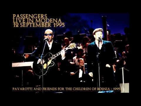 U2, Brian Eno and Luciano Pavarotti (Passengers) - Live in Modena, 12th September 1995
