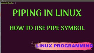Piping in Linux | How to use pipe to combine commands [Linux Programming]