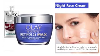 Download lagu Best Night Cream | Olay Regenerist Retinol 24 | Improve Skin Brightness, fine lines and wrinkles mp3