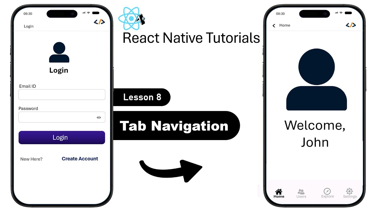 React Native #8 – Navigation made easy Tab Navigation
