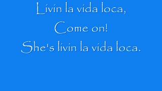 Ricky Martin Livin La Vida Loca -  lyrics