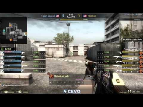 Team Liquid vs Method Game 1 (CEVO-P CS:GO Season 7) - Dust & Mouret