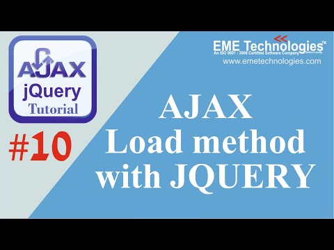 Ajax Jquery Load Method Tutorial