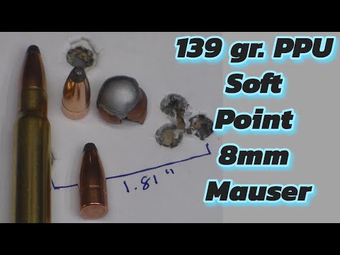 139 grain soft point PPU bullets and IMR 4064 in 8X57 Mauser