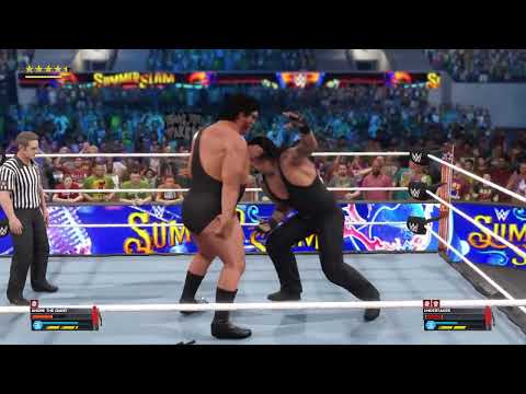 WWE 2K23 Andre The Giant breaks his arm and gets severe brain damage