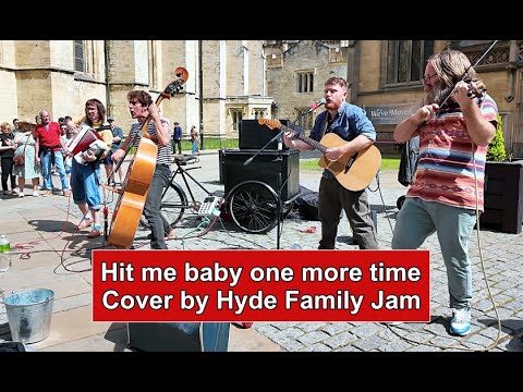 Who Needs Britney?  Hyde Family Jam owns "Baby one more time" #york #busker #britneyspearsfan