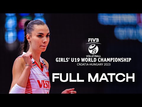 BUL🇧🇬  vs.TUR🇹🇷 - Full Match | Girls' U19 World Championship | Quarter Final
