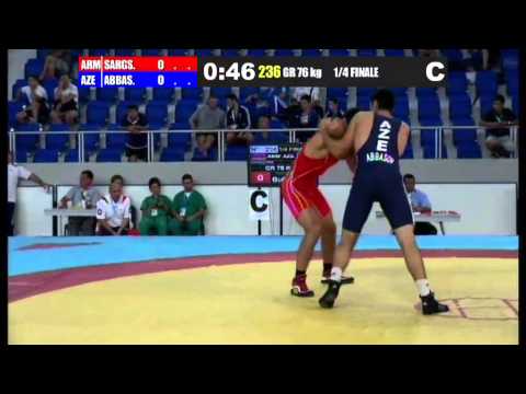 WWCC2013 / Islam Abbasov - GR 76 kg - 1/4 final