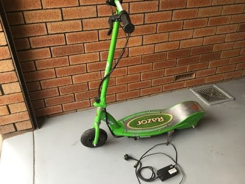 Razor E200 scooter rear wheel , fix ,replace or puncture repair