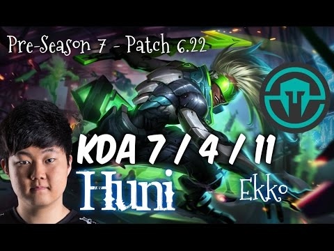 IMT Huni EKKO vs IRELIA Top - Patch 6.22 KR