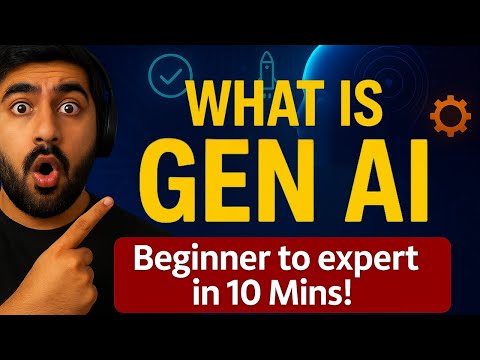 Generative AI Explained: Crash Course! ( Beginner to Expert in 10 minutes) | Hindi