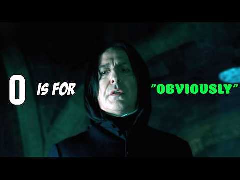 Learn the Alphabet with Severus Snape
