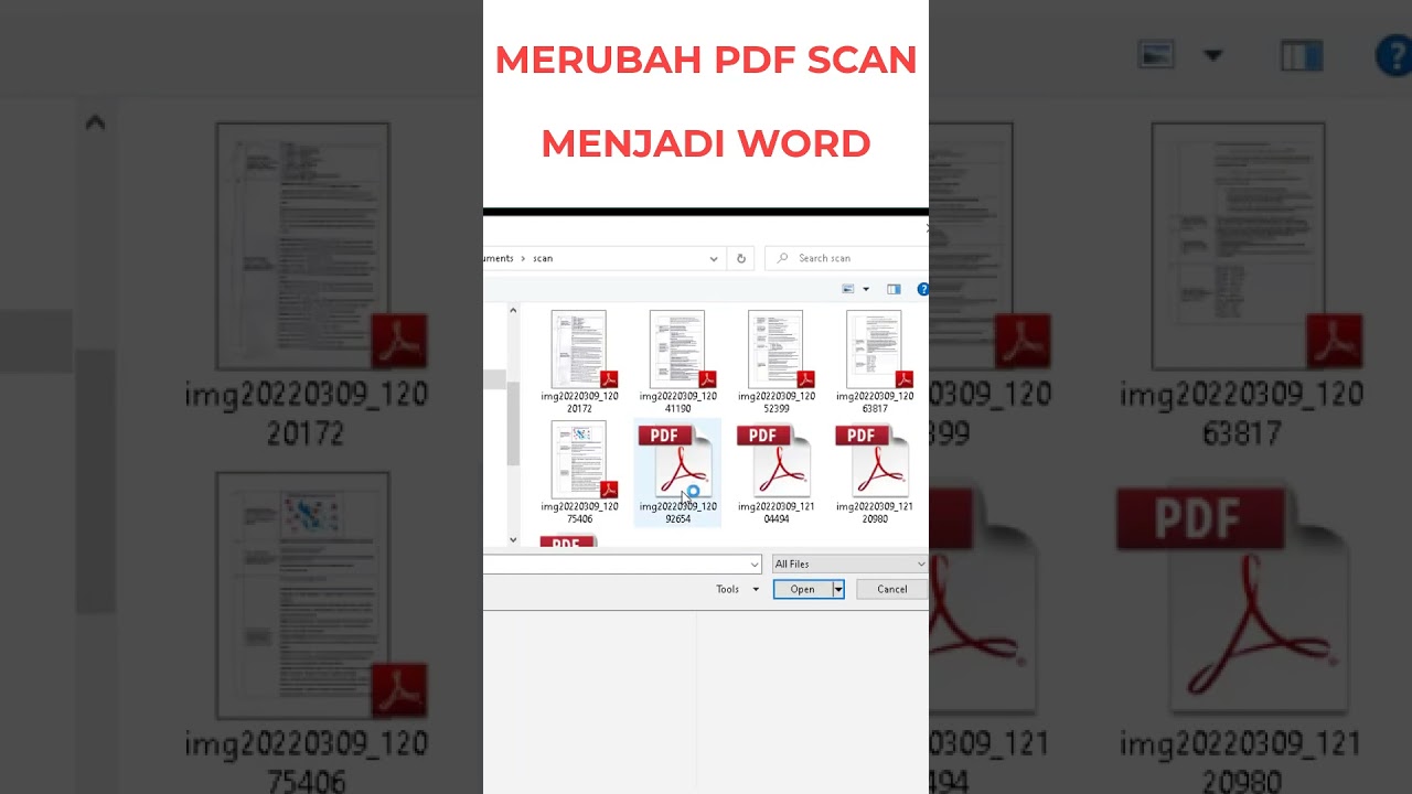 CONVERT SCAN PDF TO WORD