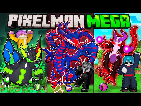 All the secret Mega Pixelmon Pokémon have been revealed in Minecraft.
