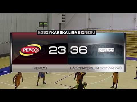 Pepco vs Laboratorium Rozwiązań - VIII kolejka - Poznań - Koszykarska Liga Biznesu