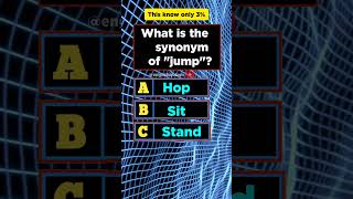 Learn English What is the synonym of jump 🦘