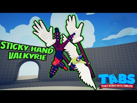 ✋Sticky Hand Valkyrie vs EVERY FACTION - Totally Accurate Battle Simulator TABS Mod Egypt Update