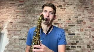 Video thumbnail for Prewar Conn 10M Tenor Sax! play test of naked lady Tenor saxophone with fresh overhaul! Modified key by JL Woodwinds
