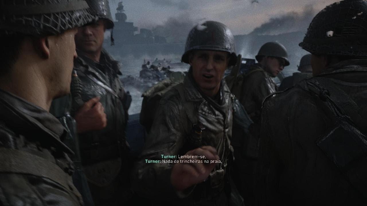 Call of Duty: WWII campanha gameplay Omaha Beach