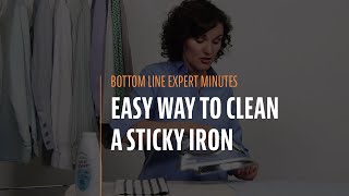 Easy Way to Clean a Sticky Iron
