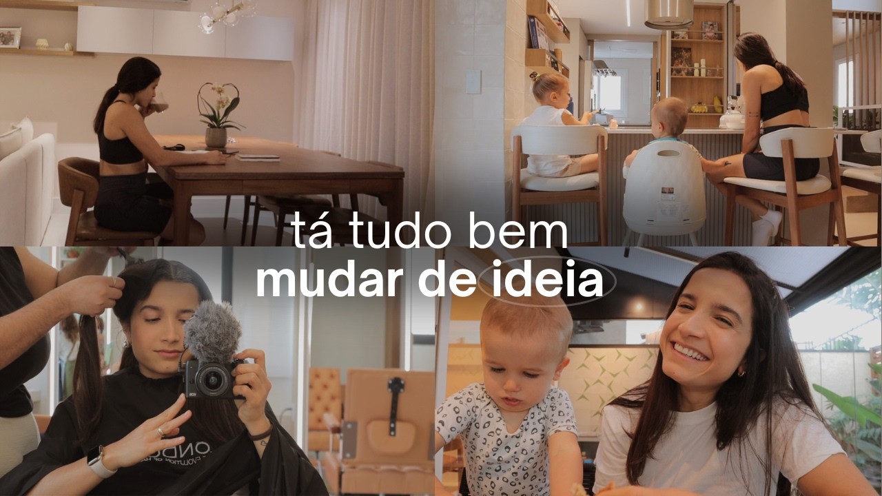 Rotina da manhã, dia de salão de beleza e a polêmica da mudança de opinião