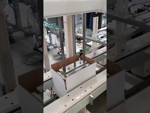 Machine for automatic packaging of garbage bags in Roll / Garbage rolls in box VIDEO 1