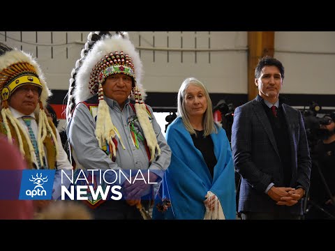 Trudeau announces mental health support money during visit to James Smith Cree Nation | APTN News