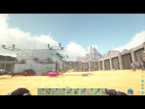 ARK Survival scorched earth mantacore easy boss fight