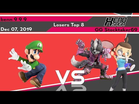 [Smash Ultimate] Xenosaga XXX (L.Top 8) - benn 9 9 9 vs GG Stocktaker69