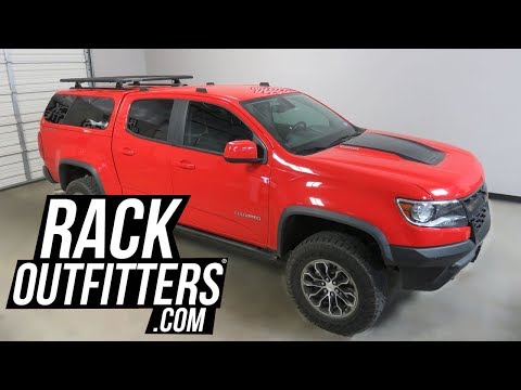 Chevrolet Colorado ZR2 and Century Cap outfitted with the Rhino Rack RLT600 Pioneer Platform