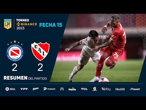 #TorneoBinance 2023 | Fecha 15 | resumen de Argentinos - Independiente