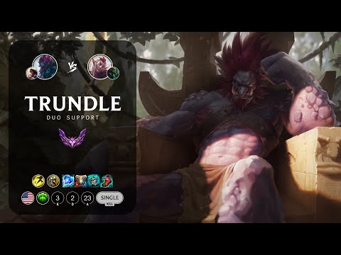 Trundle Support vs Rakan - NA Master Patch 14.1