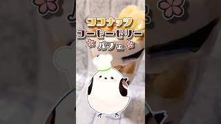 ココナッツコーヒーゼリーパフェ #ココナッツパウダー #パフェ #vtuber #シマエナガ #簡単レシピ #おうちカフェ