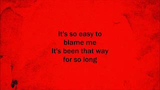 Villain I&#39;m not - Three Days Grace (Lyrics)