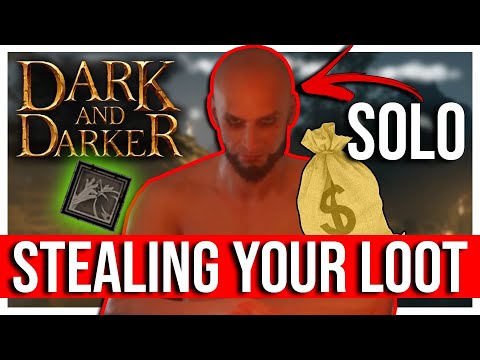 SOLO ROGUE *STEALING YOUR LOOT* in Dark and Darker PVP! (New Hotfix Update)
