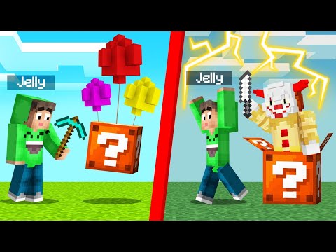 Jelly - Opening PENNYWISE LUCKY BLOCKS In MINECRAFT! (Scary)
