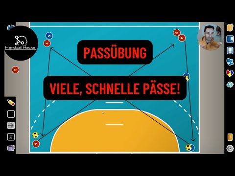 Passübung mit vielen, schnellen Pässen - Highspeed Übung für deine Mannschaft